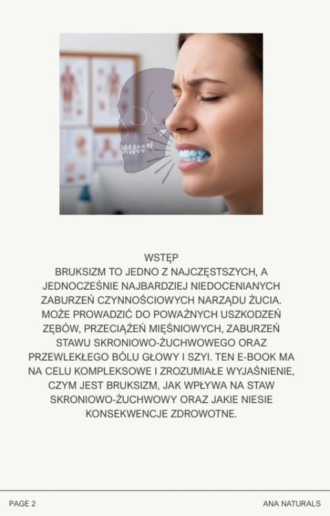 Kompleksowy Przewodnik po Bruksizmie i Zdrowiu Stawów Skroniowo-Żuchwowych ebook